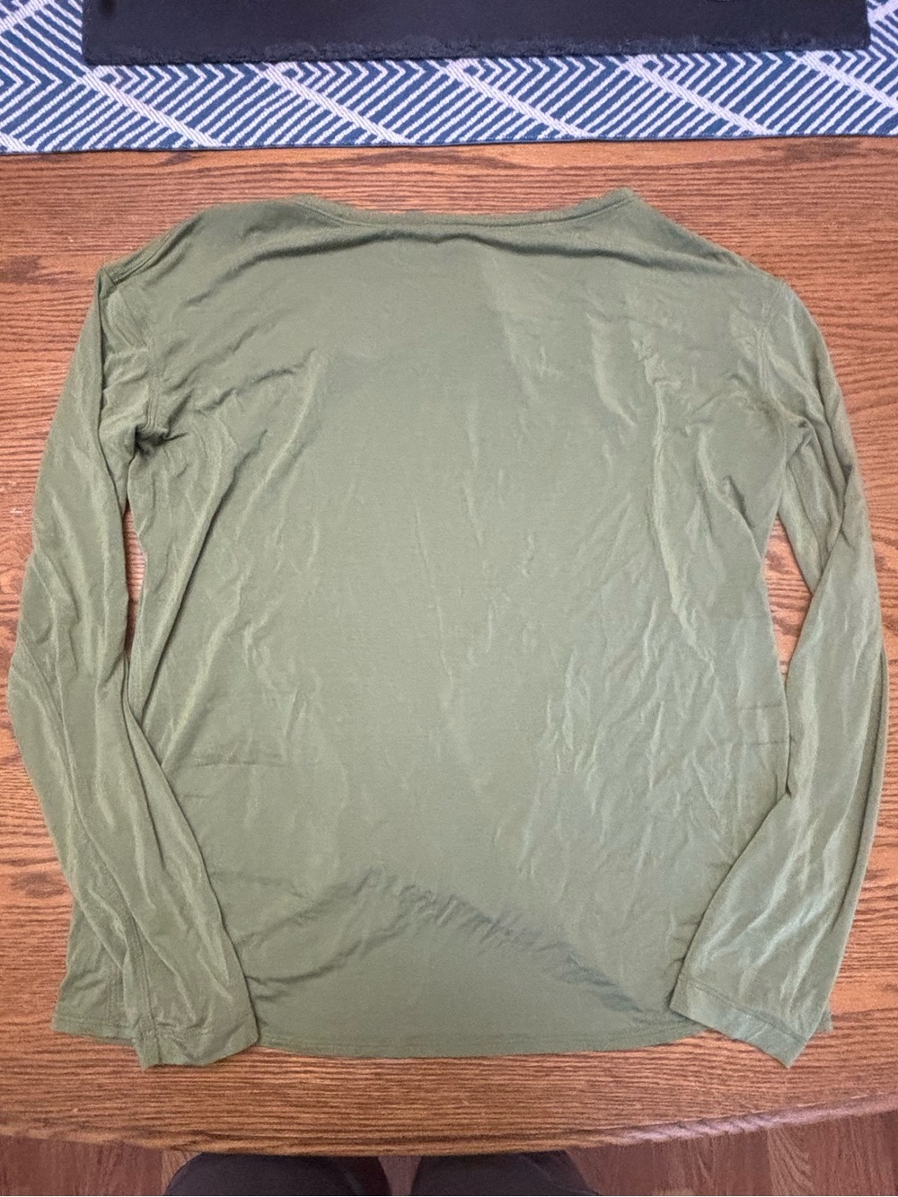 lululemon athletica Olive Green Long Sleeve Tee